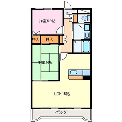 新畑マンションの物件間取画像